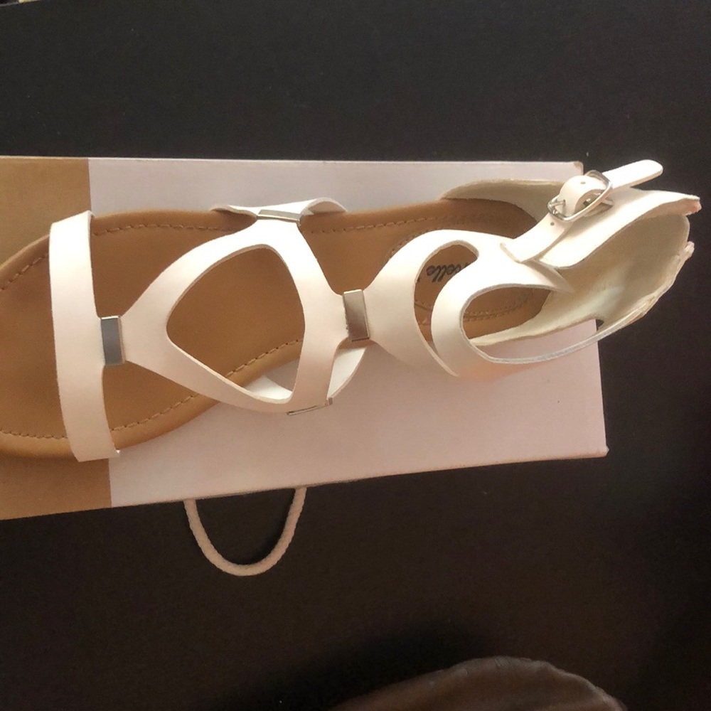 Payless white flats
